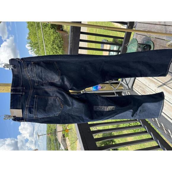 Natural Reflections Women's Dark Denim Jeans- Ab Slimmer- Size 6 - Picture 6 of 8